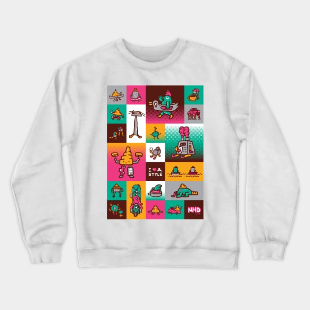 I love Lanna style Crewneck Sweatshirt by nokhookdesign